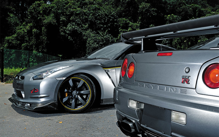 modified nissan skyline r35