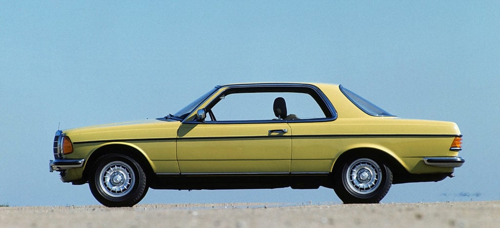 Mercedes Benz C123 Coupe Model Series Introduced In 1977 Torque