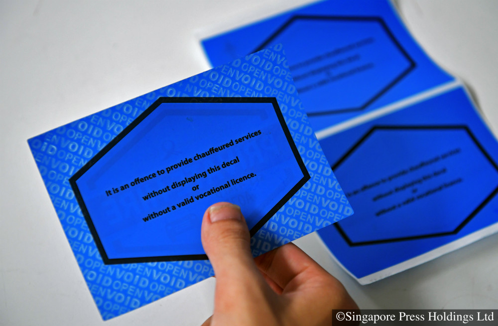 LTA lodges report against private-hire decal modifying service