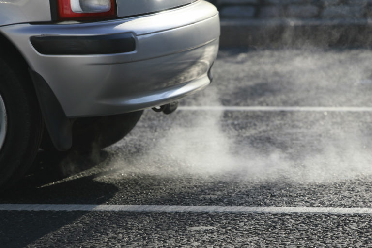 What causes smoke from exhaust pipes? Torque