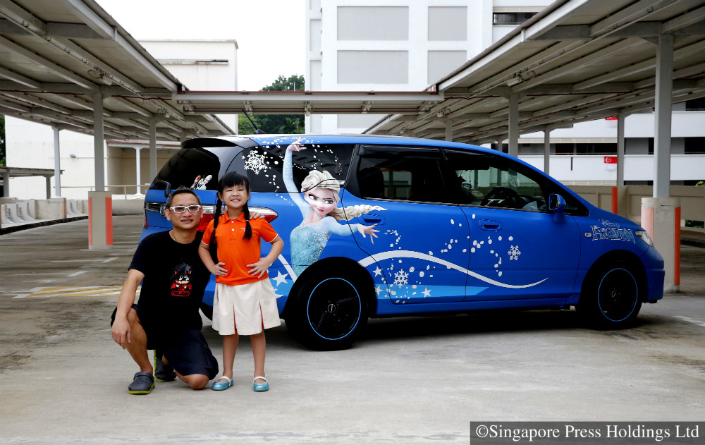 A “Frozen” MPV for his daughter