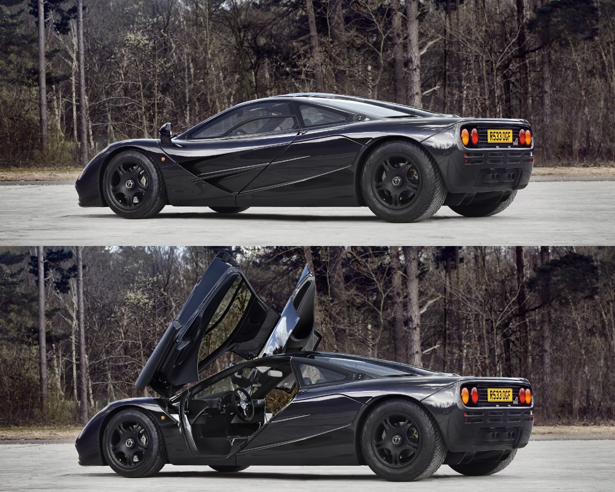 McLaren F1 product presentation in 1992 chassis and structure Torque