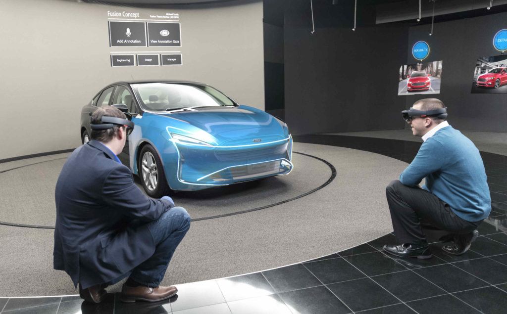 Ford tests Microsoft mixedreality technology in car design Torque