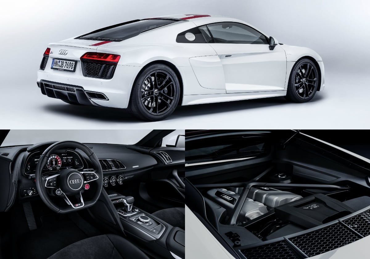 New Audi R8 V10 RWS is a rear-drive supercar series limited to 999 ...
