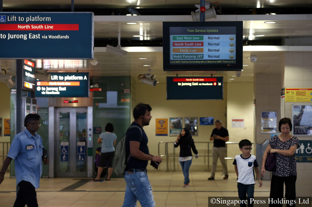 Train fault leads to delays on North-South Line