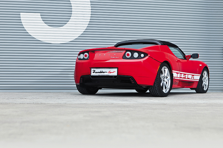 tesla roadster sport rear