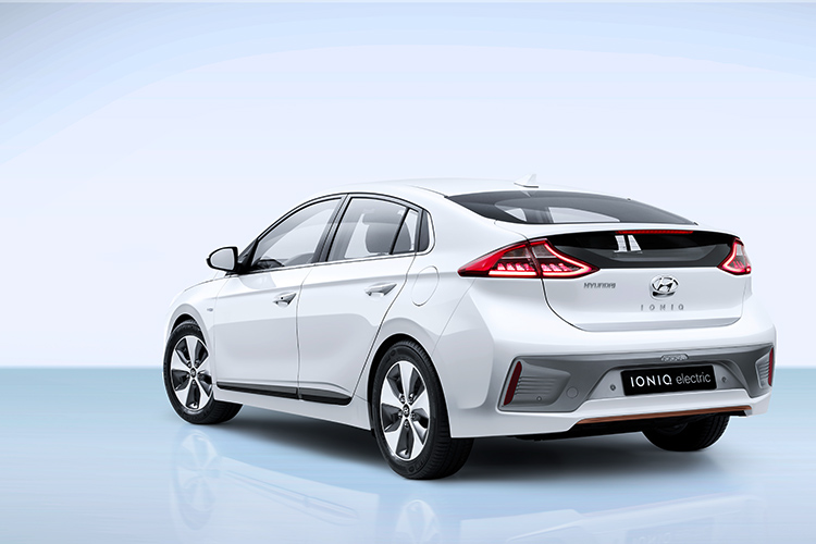 hyundai ioniq electric rear