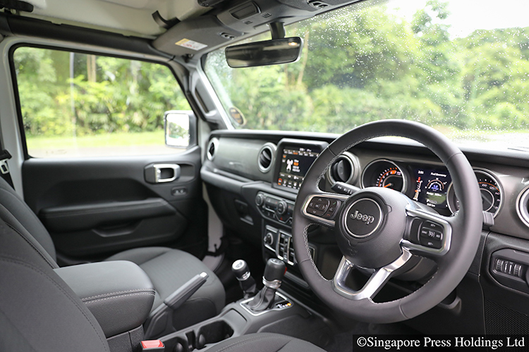 jeep wrangler sahara interior