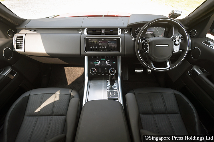 range rover sport hst interior