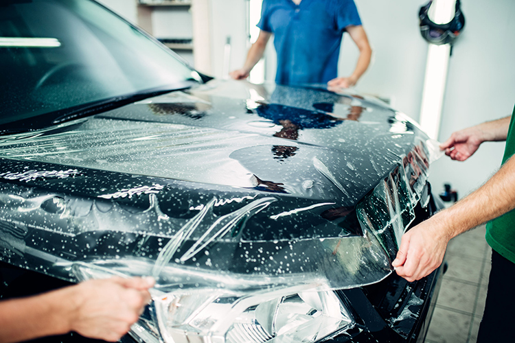 car grooming use protective film