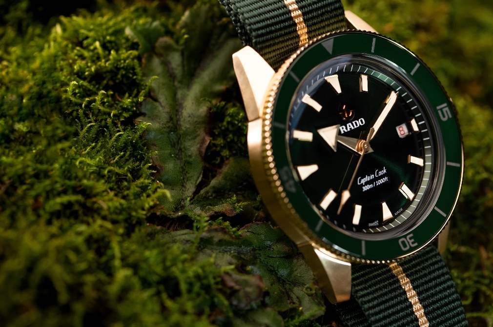 Rado captain cook green bronze hot sale