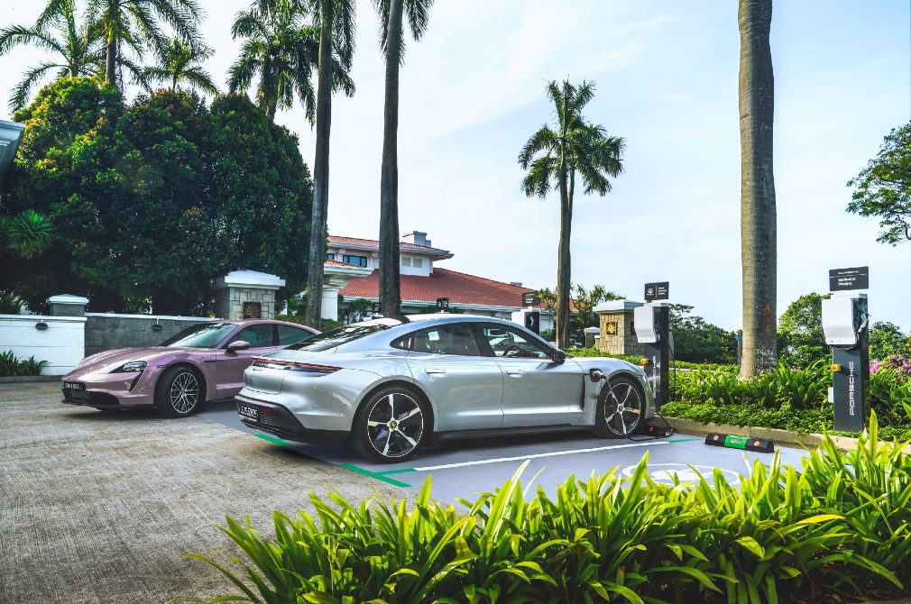 Porsche Destination Charging at Sentosa Golf Club