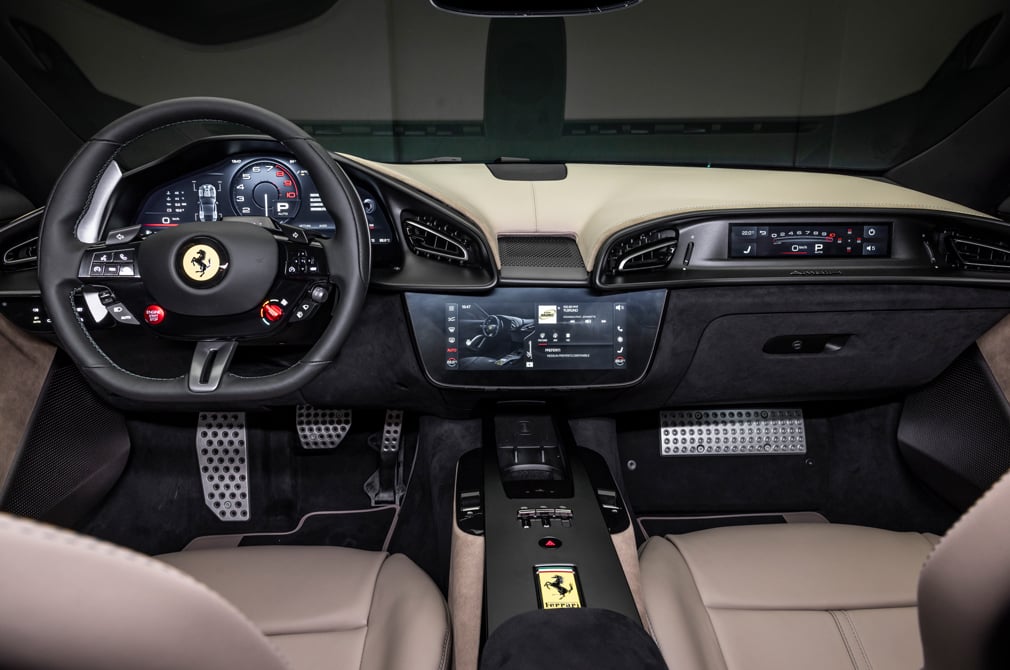 ferrari amalfi cockpit