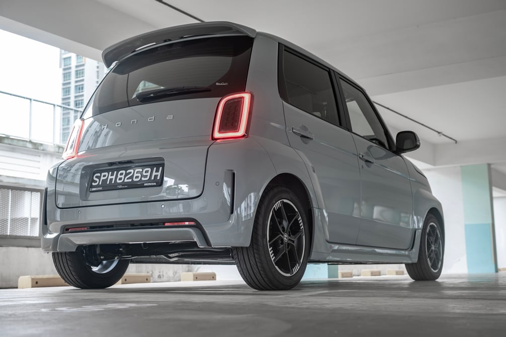 honda super-one rear low angle